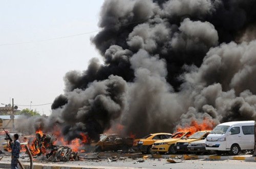 İraqda zəvvarların olduğu avtobus partladıldı