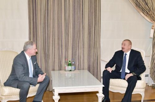 İlham Əliyev Kristian Faythingeri qəbul edib - YENİLƏNİB