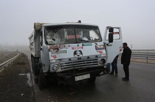 Göygöldə yük maşını agentlik işçisini vurub öldürdü - FOTO/VİDEO