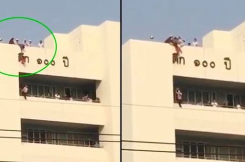 Əynindəki köynək uşağı ölümdən xilas etdi - VİDEO