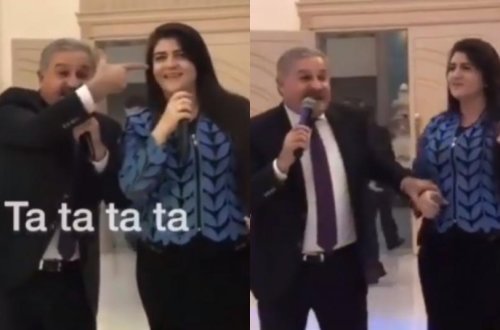 Əməkdar artistdən toyda “tapança performansı” - Video