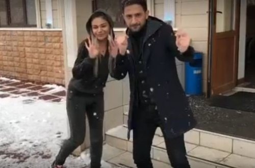 Pərviz və Türkanın sevgililər günündə etdiyi hərəkət qalmaqal yaratdı - VİDEO