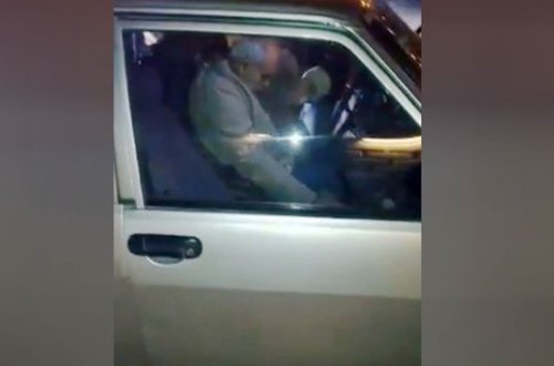 Bakıda taksi sürücüsü sükan arxasında dünyasını dəyişdi - VİDEO