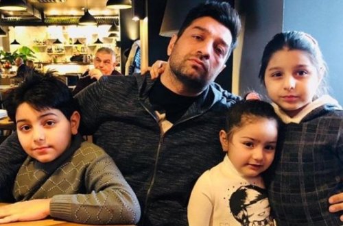 Kənanın övladları ilə yeni fotoları