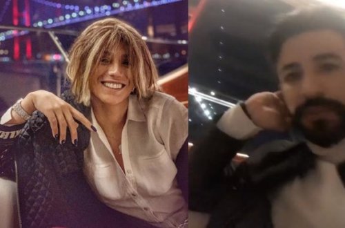 Röya və Şəhriyar yaxta gəzintisində - Video