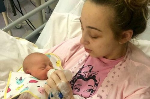 Baş ağrısı ilə xəstəxanaya gedən kollec tələbəsi uşaq doğdu - FOTO