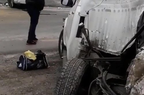 Bakı-Şamaxı yolunda qəza - 