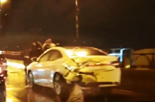 Bakıda ZƏNCİRVARİ QƏZA – 4 maşın bir-birinə girdi - VİDEO