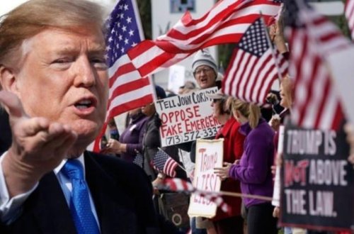 ABŞ-da minlərlə insan AYAĞA QALXDI - Prezidentə görə məhkəməyə müraciət etdilər