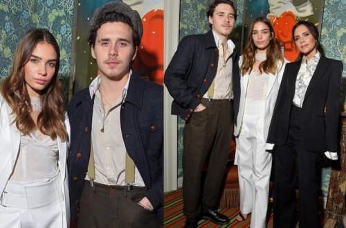 Bekhamın gəlini qayınanasının dəfiləsini izlədi - Fotolar