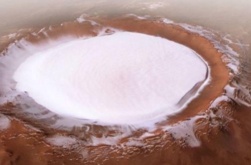 Rusiyalı və avropalı alimlər Marsda böyük buz ehtiyatı aşkar ediblər