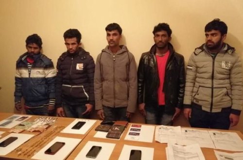 Sərhəddə əməliyyat: beş əcnəbi tutuldu - FOTO