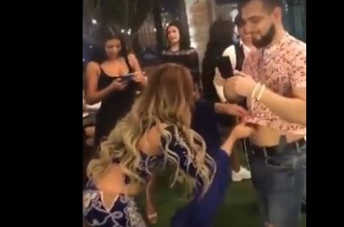 Azərbaycanlı rəqqasədən biabırçı hərəkət: oğlanın şalvarının....