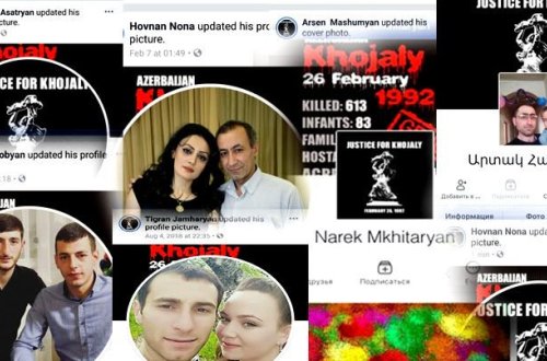 Ermənilər Xocalı soyqırımına görə üzr istədi - FOTOFAKT