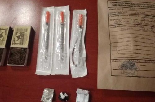 Gəncədə narkotik satan şəxs tutuldu