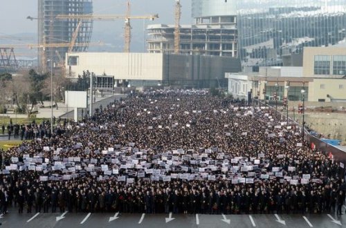 Xocalı yürüşündə iştirak edənlərin sayı açıqlandı