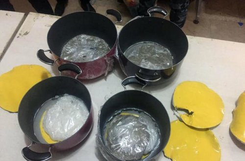 “Yaradıcı” qaçaqmalçılıq: qazanlarda narkotik keçirdilər - FOTO