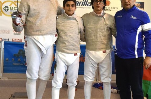 Юные саблисты выступили в командном зачете