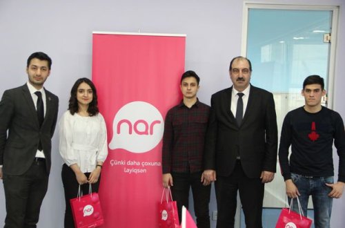 “Nar” Azərbaycan Texniki Universitetinin fərqlənən tələbələrini mükafatlandırdı