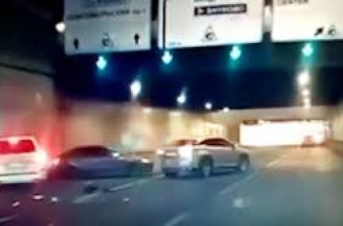 “Lexus” YPX əməkdaşını vurub öldürdü - VİDEOLAR