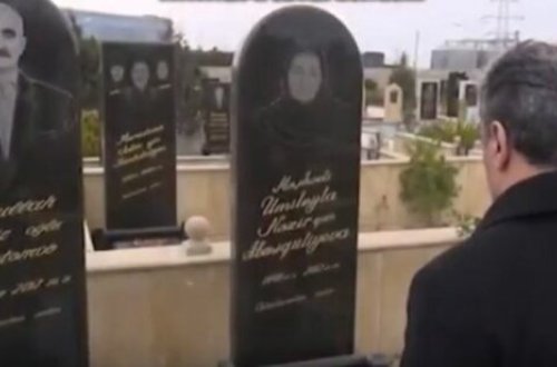 Azərbaycanlı meyxanaçı valideynlərinin qəbri üstündə göz yaşı tökdü - VİDEO