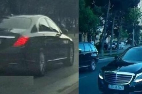Sürücüsü qaydaları pozan Məzahir Pənahov: 