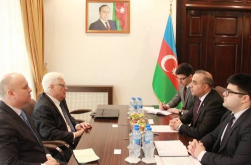 Azay Quliyev səfir Mixail Boçarnikovla görüşüb