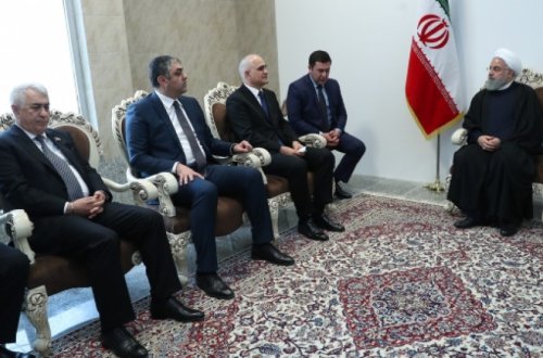 Президент Ирана принял делегацию Азербайджана