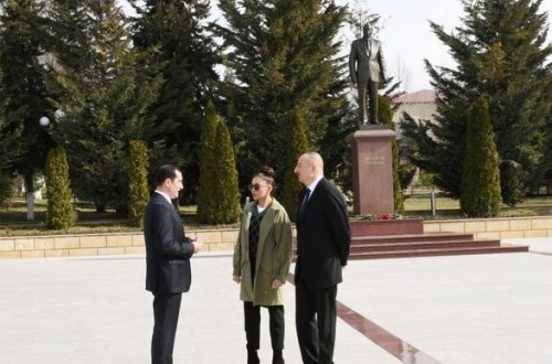 Prezident və xanımı Şamaxıda səfərdə olublar - YENİLƏNİB + FOTO/VİDEO