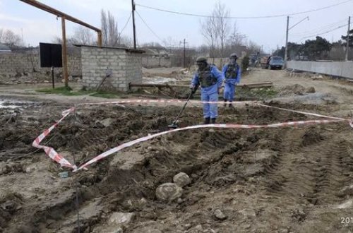 Bakıda tank əleyhinə mina tapılıb - FOTO