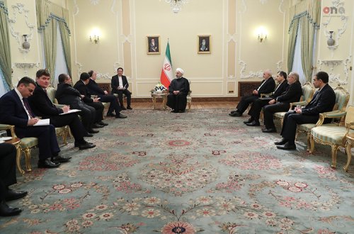 Эльмар Мамедъяров встретился с Рухани