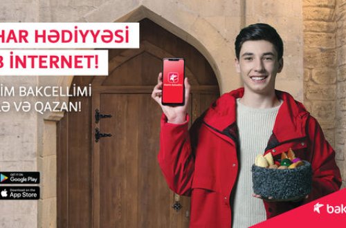 “Bakcell” abunəçilərinə bayram sovqatı – PULSUZ 4G Internet