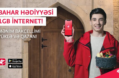 Bakcell abunəçilərinə bayram sovqatı - PULSUZ 4G Internet