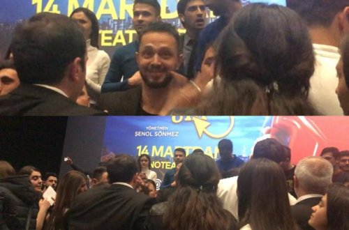 Bakıda Murat Boza görə izdiham - Video