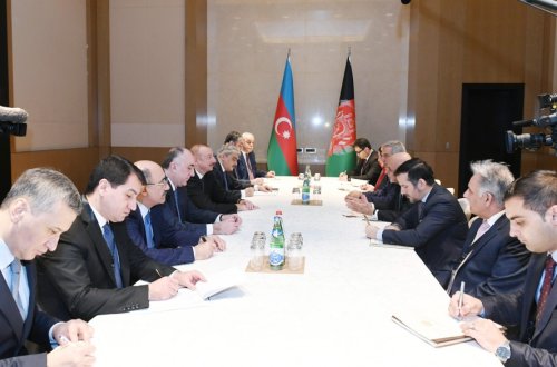 Президент Азербайджана Ильхам Алиев встретился с Президентом Афганистана Мохаммедом Ашрафом Гани