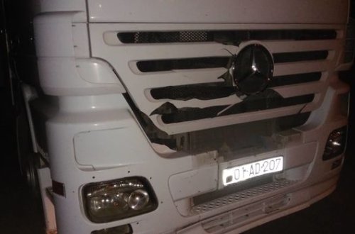 Bakı-Qazax yolunda qəza: Piyada öldü - FOTO