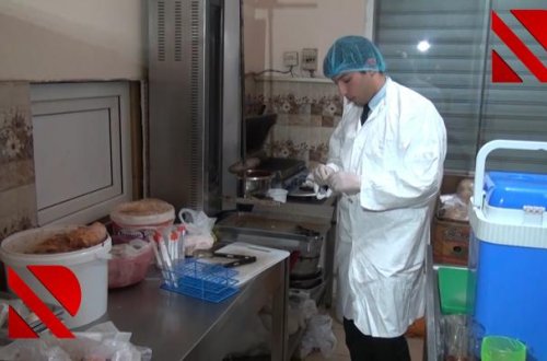 Bakıda 7 nəfərin zəhərləndiyi dönərxanadan GÖRÜNTÜLƏR - VİDEO, FOTO