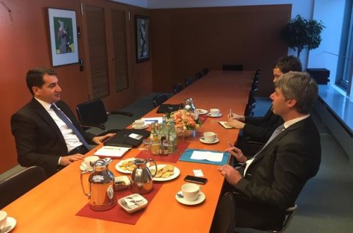 Almaniya rəsmiləri ilə Dağlıq Qarabağ müzakirəsi