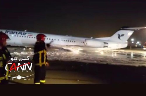 İranda təyyarə yandı, 100 sərnişin xilas edildi - Video + Yenilənib