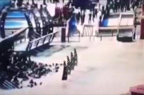 100-ə yaxın insan can verdi: faciənin ANBAAN GÖRÜNTÜLƏRİ - VİDEO