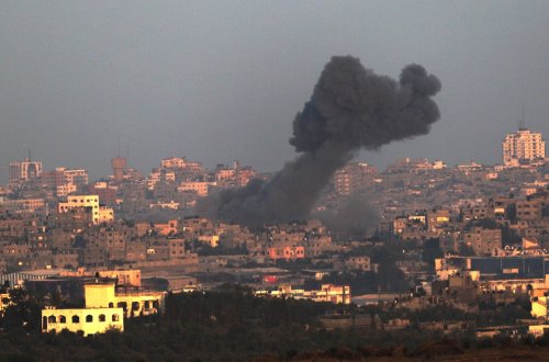 Запущенная из сектора Газа ракета попала в дом к северу от Тель-Авива