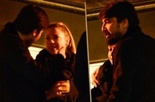 Öpüşərkən görüntüləndilər - FOTO