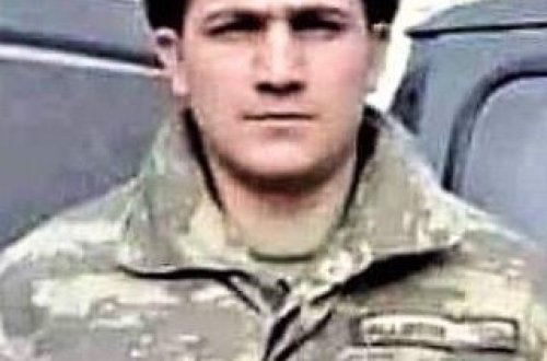 Bu gün şəhid olan əsgərimizin - FOTOLARI