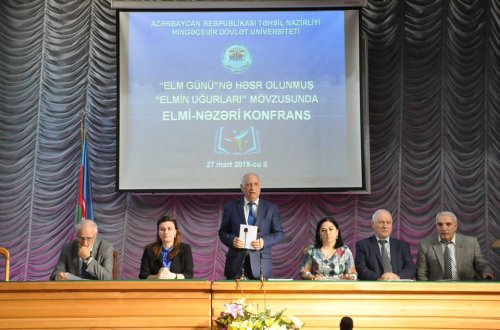 Mingəçevir Dövlət Universitetində Elm günü qeyd edilib