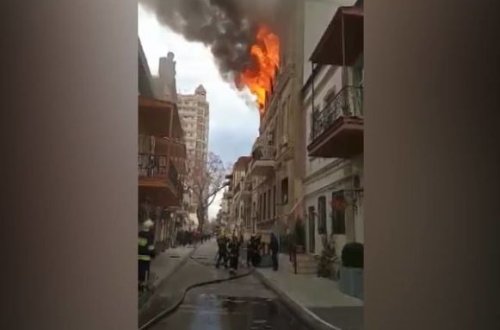 Страшный пожар в центре Баку - ОБНОВЛЕНО - ФОТО - ВИДЕО