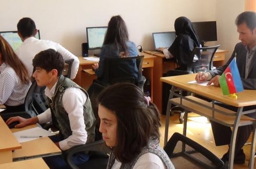 ГЭЦ Азербайджана провел в школе в Джоджуг Марджанлы выпускные экзамены в режиме онлайн