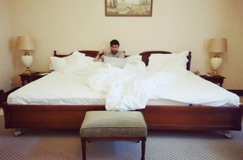 Samirdən doğum günü pozu - Foto