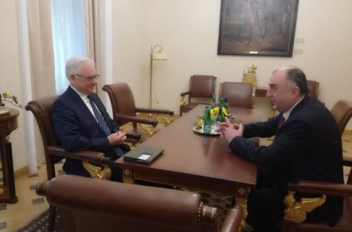 Məmmədyarov Polşada Qarabağdan danışdı - FOTO