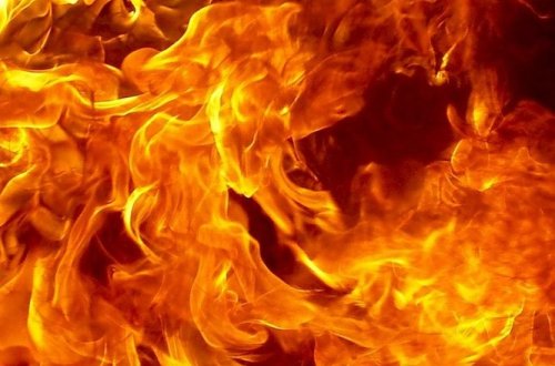 Пожар в Ясамальском районе Баку