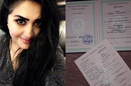 Pərvanə Dostəliyeva bu dəfə sənədlərinin şəklini yaydı - FOTOLAR
